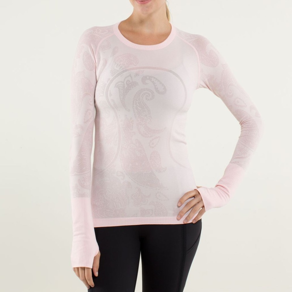 Lululemon Swiftly Tech Long Sleeve *Paisley Pink